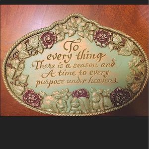 Home Interior Plaque